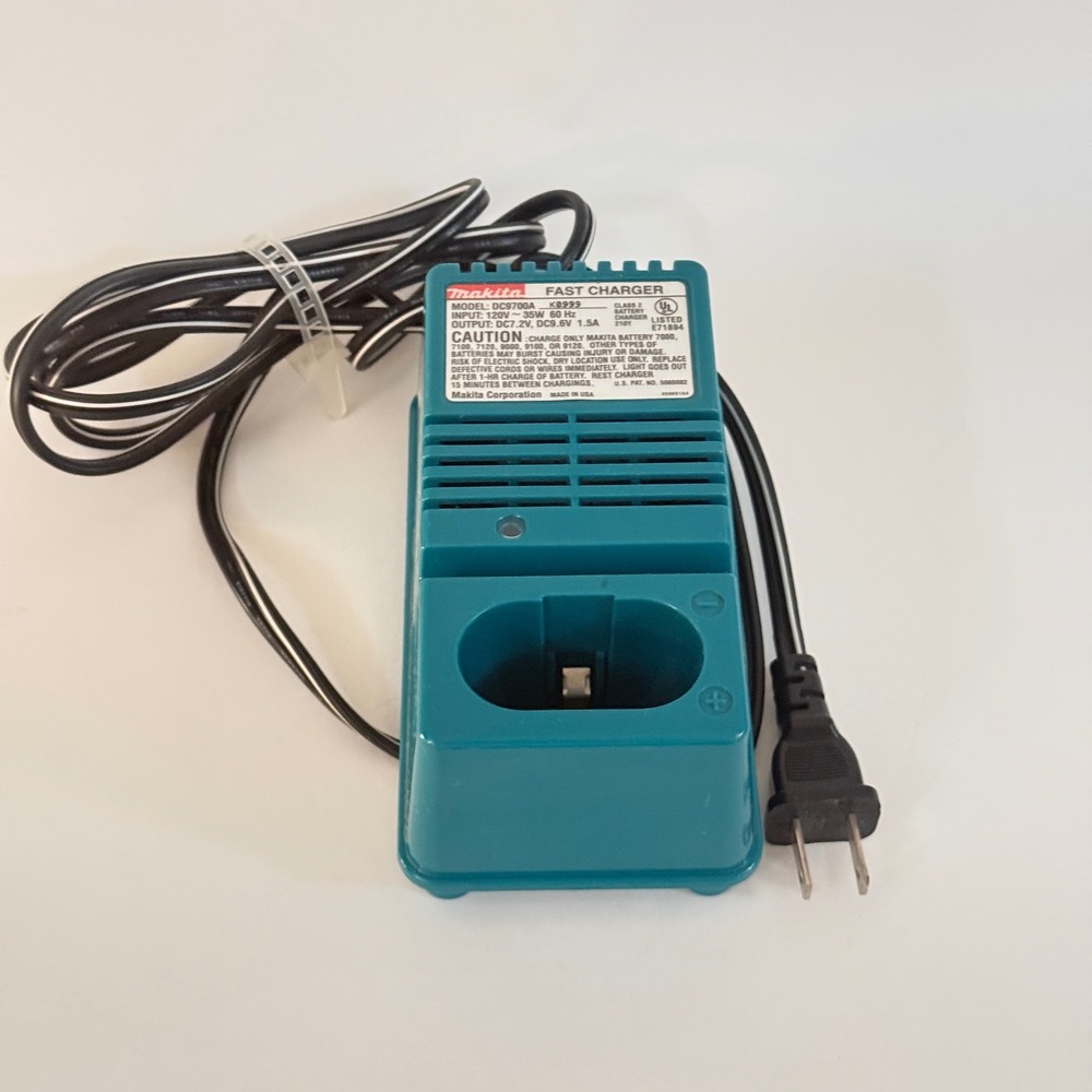Makita DC9700A Fast Charger 7.2V 9.6V NiCd Battery‎ Charger Tested OEM